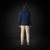 Musto EVO Full Zip Hoodie Men - Navy