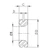 Wichard FRXP30 Friction Ring - Dia 30mm, Large Opening (23003)