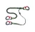 Wichard Proline Tether - Elastic Webbing 2M + 1M Fixed Line, 3 Hooks, Overload Indicator (7039)