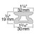 Harken 32mm Low-Beam Track - 8ft, 4in Hole Spacing (HK3159.8)