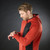 Musto EVO Therm Hooded Tech Fleece Jacket - Rust