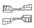 RWB Outboard Wedges - Pair (RWB3666/RWB3667)