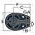 Harken 57mm Double Footblock (3222)