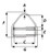 Wichard Triangle with Bar 6mm ID 45mm (6751)