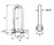 Wichard HR Long D Shackle 10mm (11215)
