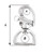 Wichard Snap Shackles with Webbing Swivel (2374/2376)