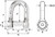 Wichard Self-locking D Shackle w/ Allen Head Pin (1303-1363)