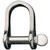 Ronstan Standard Dee Shackle, Coined Pin Head
Part Numbers RF616, RF617 
*Indicative product image. Actual product may differ slightly from that shown.