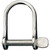 Ronstan Wide Dee Shackle
Part Number RF639/RF640 
*Indicative product image. Actual product may differ slightly from that shown.