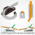 Clamcleat Vertical 6mm-12mm, Black Nylon (CL201)