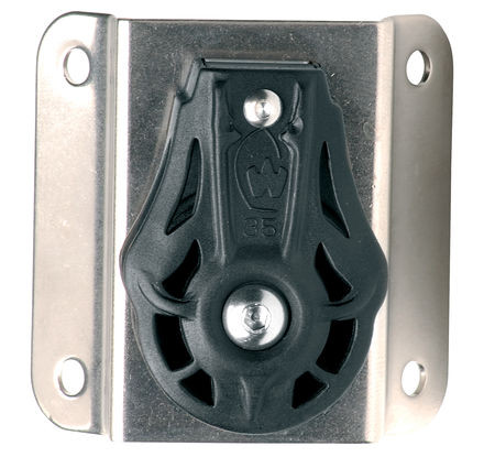 Wichard 35mm Plain Bearing Block Single Boom Mount/Reefing (62122)