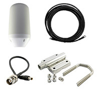 Iridium GO! External Passive Fixed Mount Antenna (Includes Iridium GO! Antenna Adaptor Cable, Antenna, 12m Cable & Rail Mount Kit) (SC-IR-ANBDL-GO12RAIL)