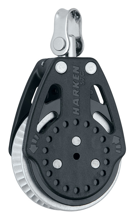 Harken 57mm Carbo Ratchamatic Block - 2 x Grip (2168)