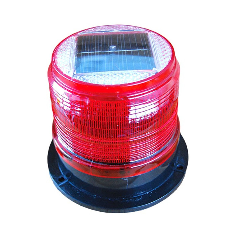 Dock Edge Solar Marker Light - Red (DE-96-507-F)