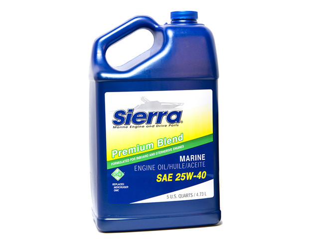 Sierra Premium Blend 25W-40 FC-W 4-Stroke Stern Drive Engine Oil 