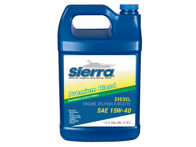 Sierra 15W-40 Diesel Oil - CI-4, 3.78L (1 gallon) (S-18-9553-3) 