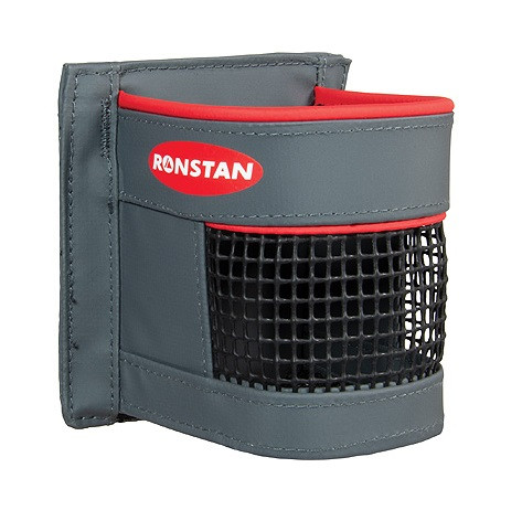 Ronstan Mesh Drink Holder - Grey PVC/Mesh, Wide