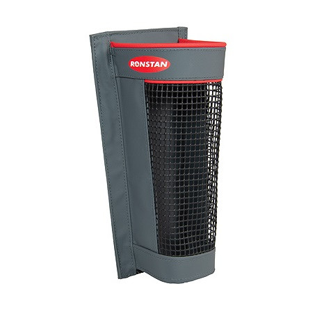 Ronstan Winch Handle Pocket - Grey PVC/Mesh, Wide
