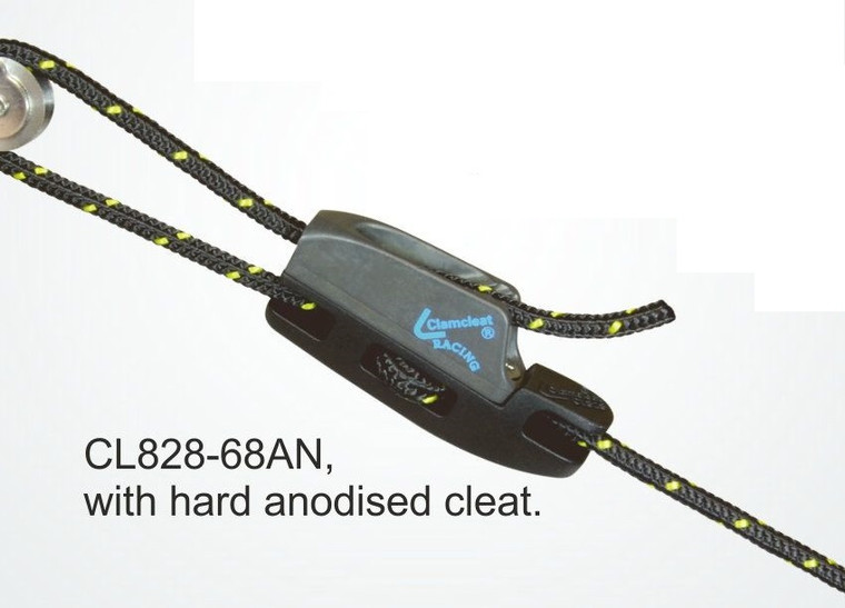 Clamcleat CL828-68 Aero Cleat with CL268 Racing Micro Cleat (C828-68AN)