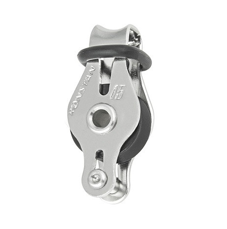 Ronstan Series 15 Ball Bearing Block, Single Loop Top Becket (RF15111)