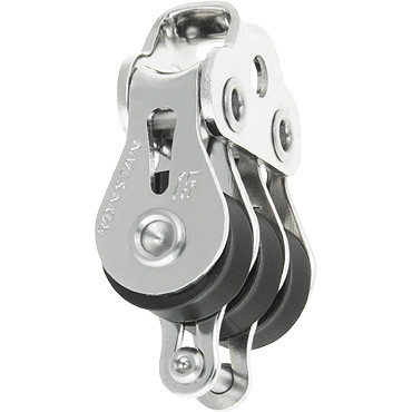 Ronstan Series 15 Ball Bearing Block, Triple Becket, No Shackle (RF15312)