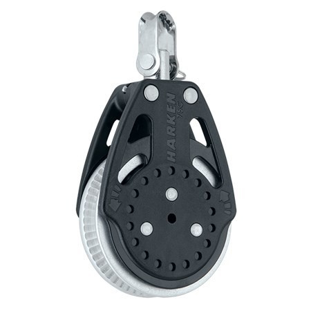 Harken 75mm Ratchamatic Block - Swivel, 2x Grip (2177)