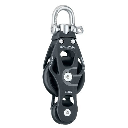 Harken 45mm Aluminum Element Fiddle Block - Swivel (6232)