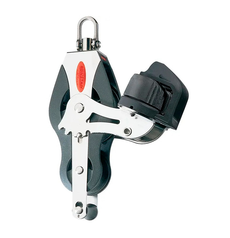 Ronstan Series 50 Ball Bearing Block, Fiddle, Becket Cleat (RF50530)