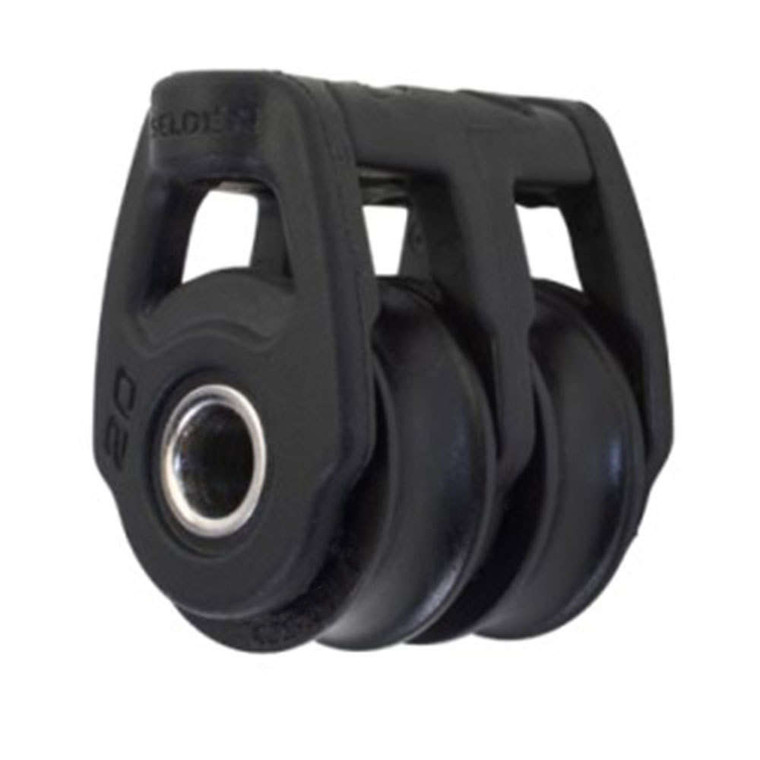Selden Soft Attachment Block - Double 20mm (402-101-61R)