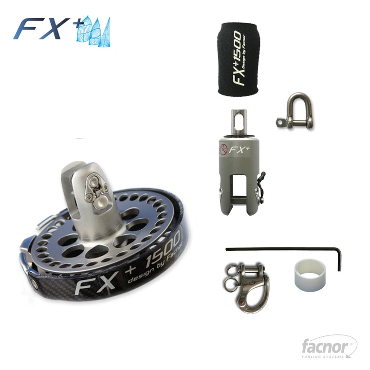 Facnor FX+ 1500 Flying Sail Furler Set - Snapshackle/Shackle (43410701540)