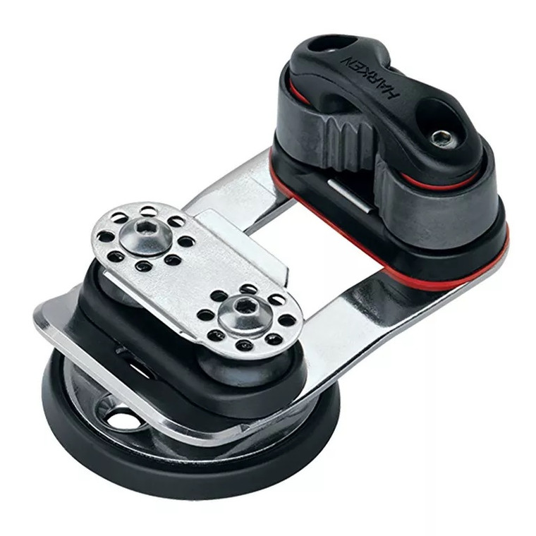 Harken Micro Cam Base - Swivel, 16 mm Sheaves (HK9051)