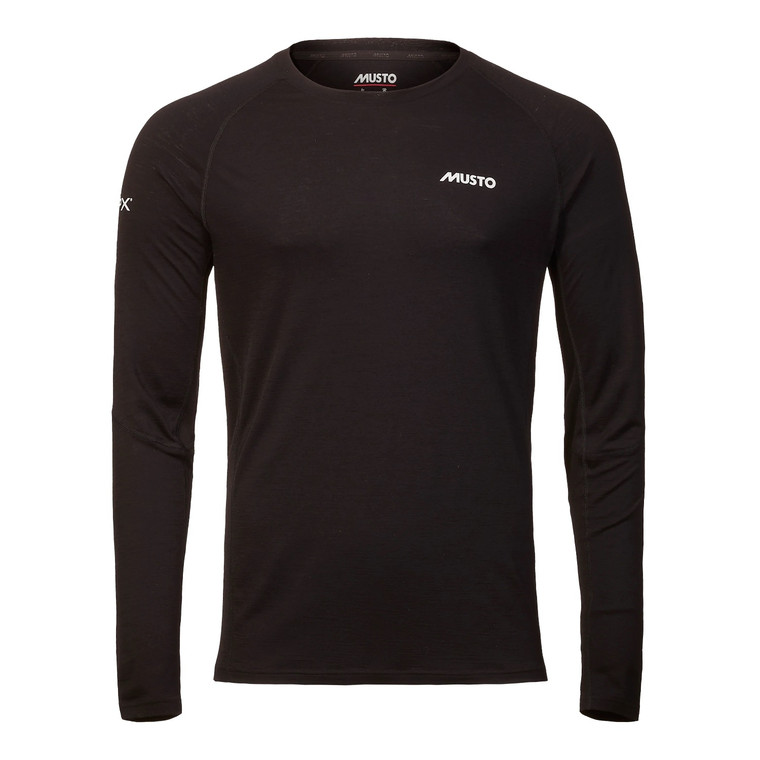 Musto HPX Merino Base Layer Long Sleeve Top - Black