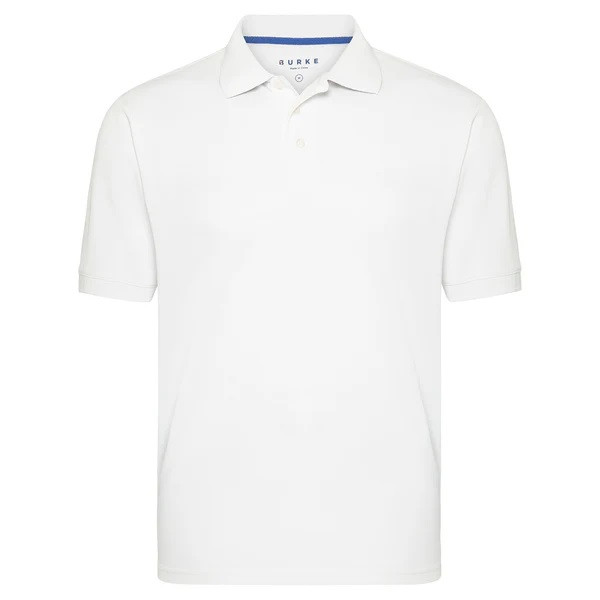 Burke Crew Polo - White