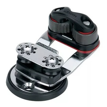 Harken Micro Cam Base - Swivel, 16 mm Sheaves, Delrin BB (HK462)