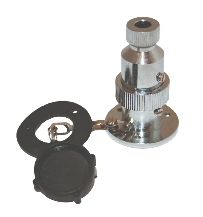 RWB Power Plug 2 Pin - Chrome Plated Brass, 12/24v (RWB194) 