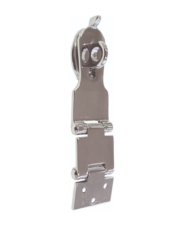 RWB Hasp & Staple - Double Hinged, Chrome Plated Brass, 135mm x 33mm (RWB283)
