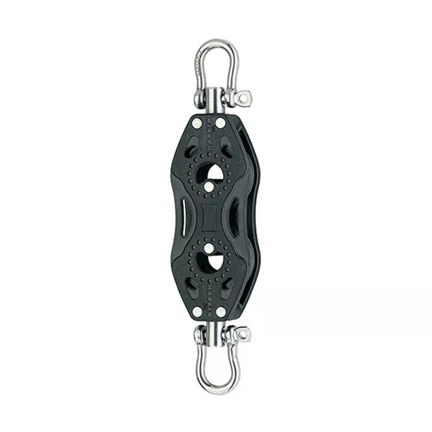Harken 29 mm Carbo Double Swivel Symmetrical Fishing Pulley - Fish (HK1214F)