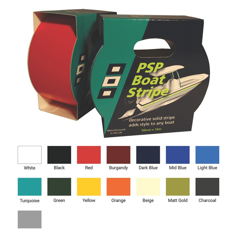 RWB Boatstripe 50mm x 16M (RWB11247 to RWB11261)