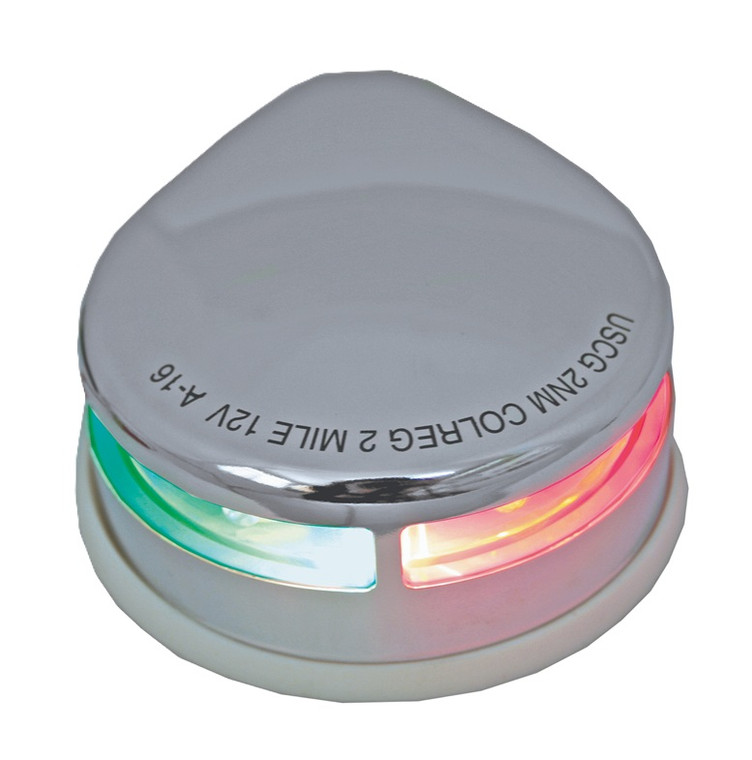 RWB NavLight LED Bi-Colour - Horizontal, Stainless Steel (RWB4512)