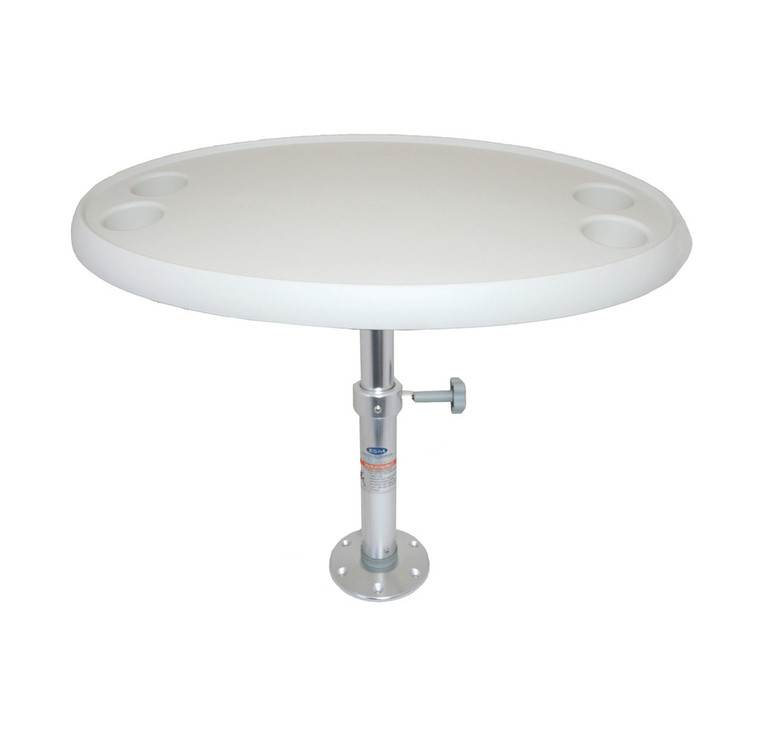 RWB Oval Table & Pedestal Set - Adjustable Height (RWB4901)