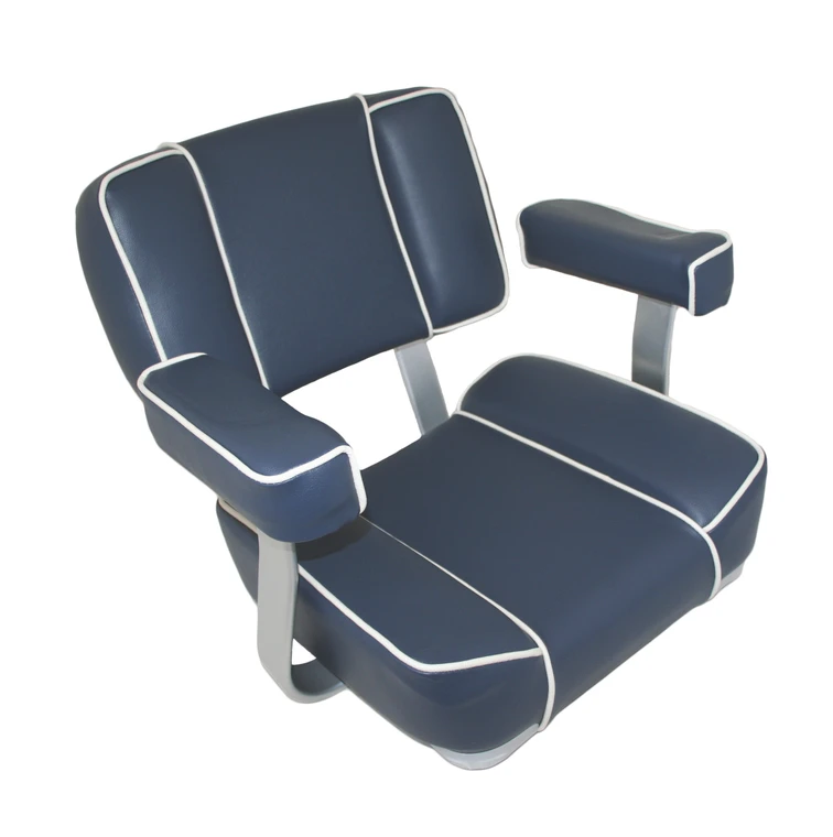 RWB Axis Deluxe Captains Chair - Blue with White