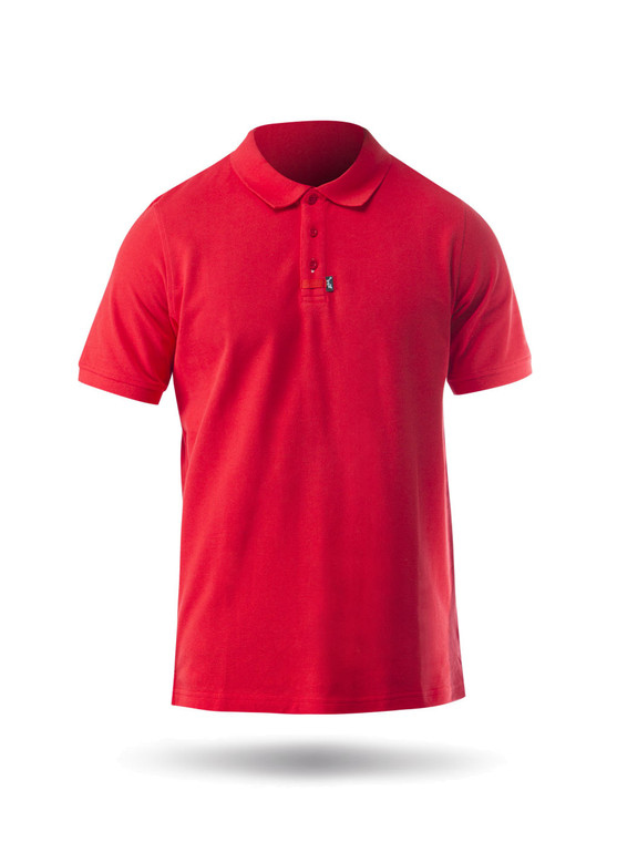 Zhik Classic Cotton Polo - Flame Red front