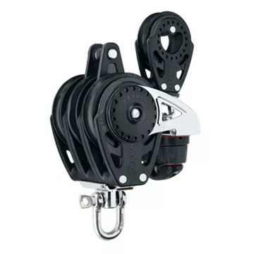 Harken 75mm Triple Carbo Ratchamatic w/ Cam, Becket & 57mm Block (2687)