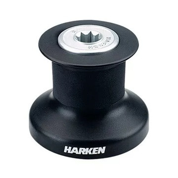 Harken Single Speed Winch with Alum/Composite Base, Drum & Top (B8A)