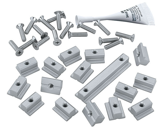 Harken Track Mounting Kit, Slug Mount - Round, Extras (HC9702)