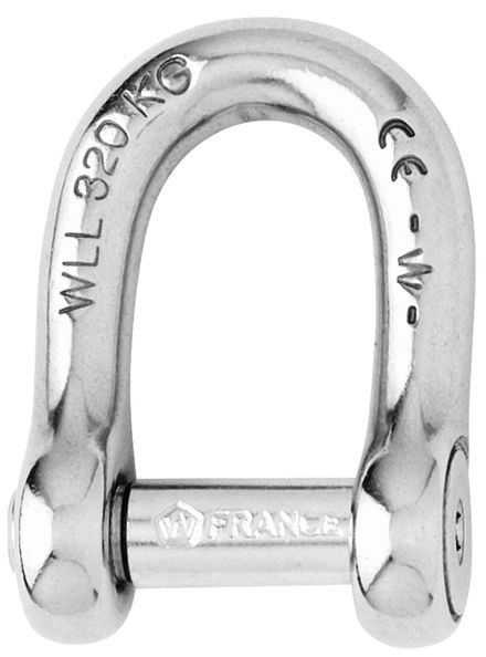 Wichard Self-locking D Shackle w/ Allen Head Pin (1303-1363)