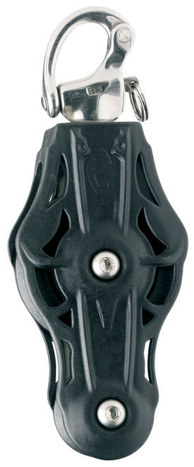 Wichard Plain Bearing Block Fiddle w/ Swivel Snap Shackle (63435-65345)