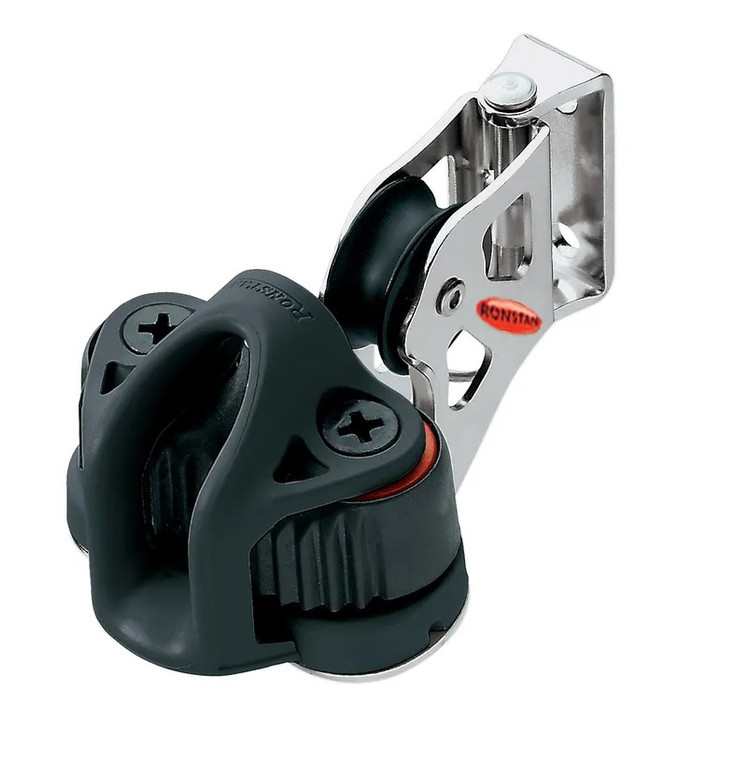 Ronstan Series 20 Ball Bearing Block, Pivoting Lead, Cleat (RF20175)