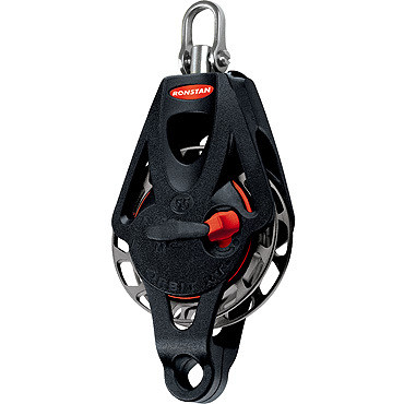 Ronstan Series 55 Ratchet Orbit Block, Single, Becket, Swivel (RF56110)