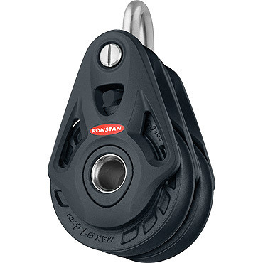 Ronstan Series 75 Core Block, Double, Non-Swivel Head (RF74202)